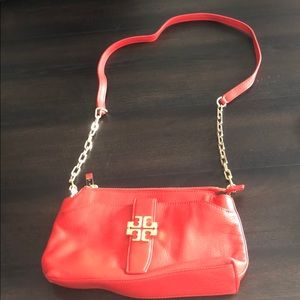 red Tory Burch crossbody bag